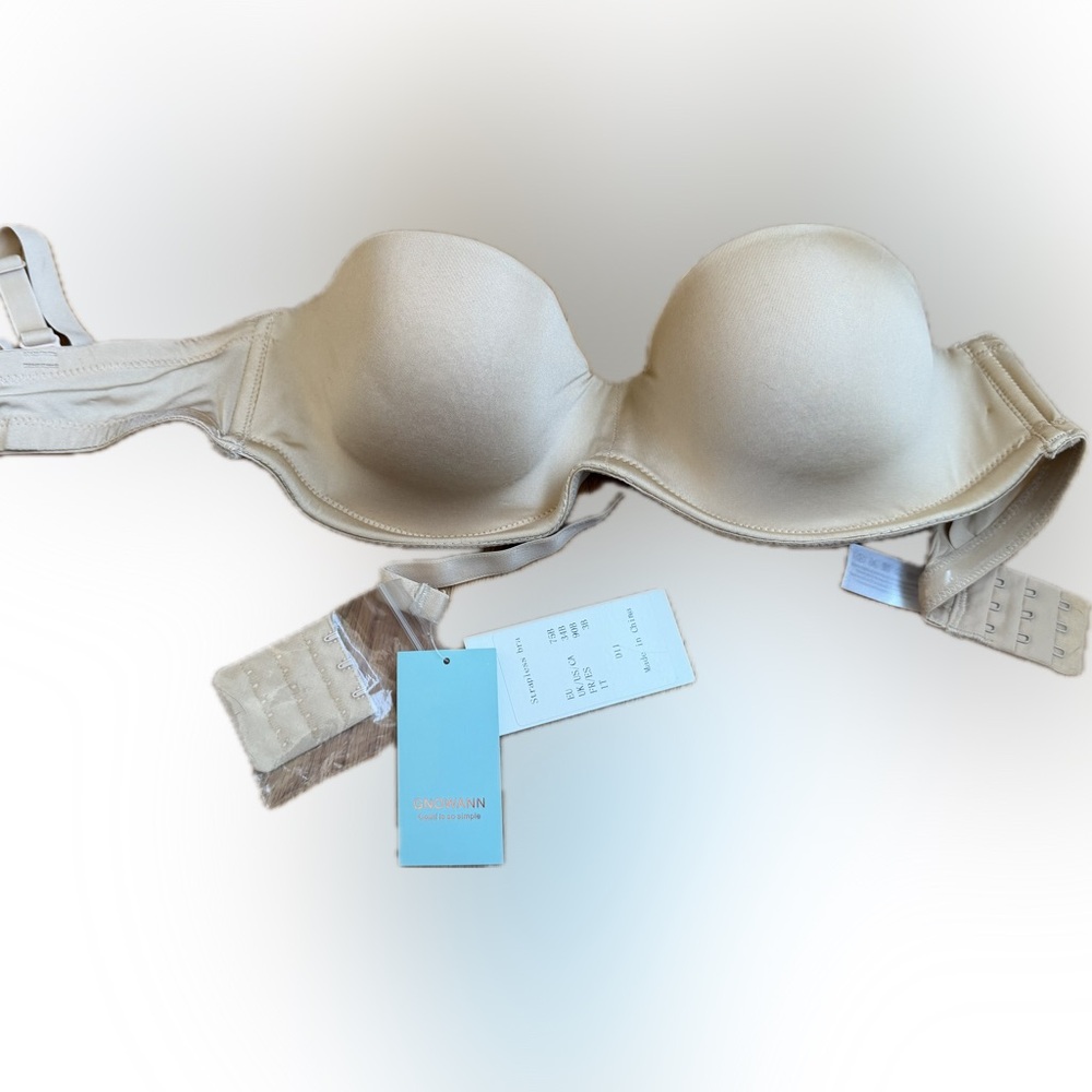 Strapless Women's Beige Bra 34B